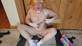 Learning to keep smiling for Daddy