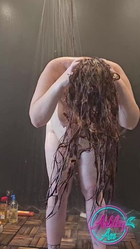 Shower Time With Ashley Ace