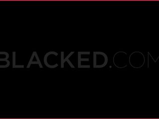 BLACKED Hawt French beauty gets DPed by 2 biggest BBCs at party