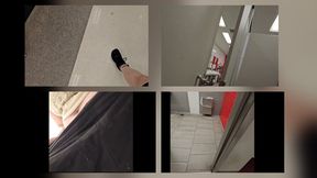 JULY PUBLIC RESTROOMS ACTIVITIES TOUR DIARY PT 1 WET YOGA SHORTS at TARGET