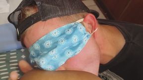 Cumshot on Bertha giant 44GG big tits Pov 4K