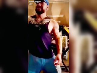 Very sexy straight guy auditions for gym scenes with no sex prior to his first homosexual scene.