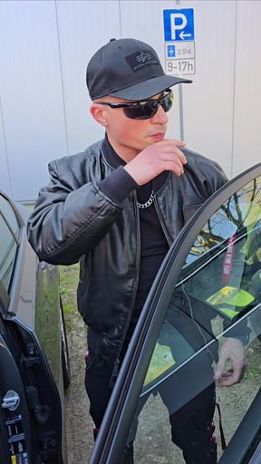 Alpha Gay Car Jerk - Couldn’t Wait to Cum