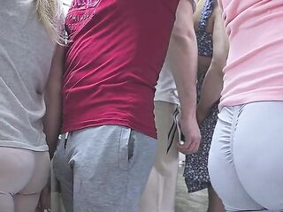 Forbidden Touch on Subway Teach! Perv Stranger's Penis Gets hard while she accidental touch him. Shameless Stud CUMS Hard using girl's hand