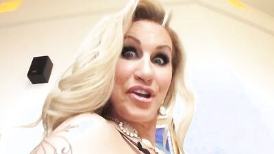 Voluptuous blond MILF Ryan Conner anal and interracial mixture