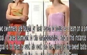 Locker room girls - threesome
