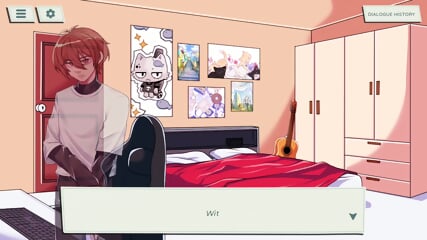 Masturbating His Big Cock