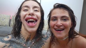 mega gangbang! two hot sluts princess lili & holy wood get hard fucking with dap dap tp from six cocks eks651
