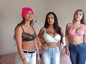 Gabbie Carter Autumn Falls - Bra Try-On