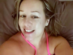 Ex wifey blonde homemade solo masturbation fun