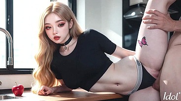 My streamer girl made a personal meet with her biggest fan... And it`s not me![AI]