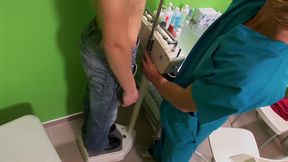 Exclusive video Bareback: Sexy patient gets horny while visiting the hot doctor