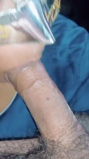Captivating moment from &quot;Bhabhi sucked all the water and made it come out in her mouth, world best blowjob&quot;