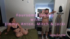 New Guy, Jimmy joins in with Anton and Mitch for some 4some fun (1080p)