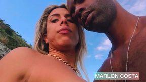 levei a safadinha do forro pra praia de nudismo no rio de janeiro e meti pau nessa gostosa