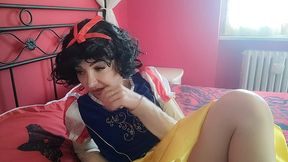 chantalchannel as burping hot snowhite disney princess