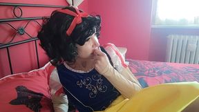 chantalchannel as burping hot snowhite disney princess