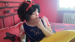 chantalchannel as burping hot snowhite disney princess