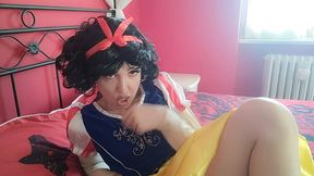chantalchannel as burping hot snowhite disney princess