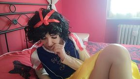 chantalchannel as burping hot snowhite disney princess