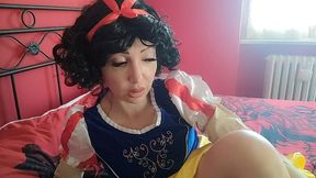 chantalchannel as burping hot snowhite disney princess