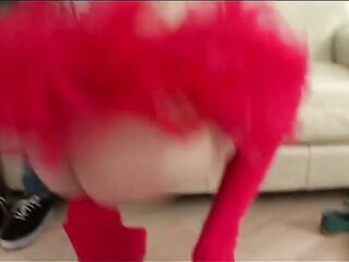 Tatted And Pierced Brunette hair Gets A Thick Anal Creampie