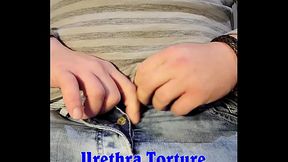 Sweety74'_s urethra filling with toothpaste