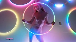 Hula Hoop Dancing and Posing NO SOUND