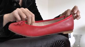 Leather Feet Smell of Leather Ballerinas, POV, JOI, Lady Victoria Valente
