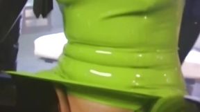 Vintage temptress Gia Paloma dildoes by latex babe