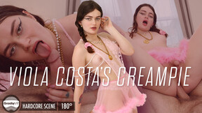 GroobyVR: Viola Costa's Creampie