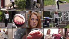 Kelly Term SLC Out and About Publicing Stair Struggle and Closeups (in HD 1920X1080)