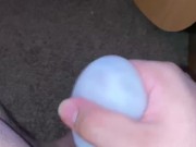 Amateur jerking off Tenga Egg