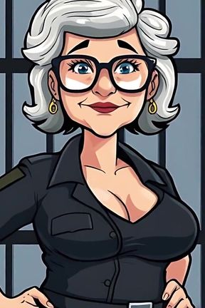 Granny in Jail Ai Porn Slideshow
