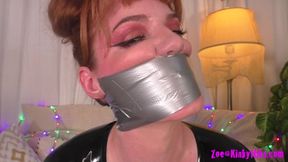 Gaffer Tape Gagged