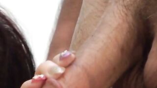 Tattooed Babe Sucks Big Dick & Rides Hard In A Raw POV Fuck