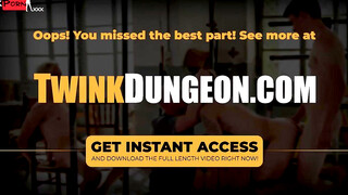 Twinks Bondage Fantasy - BDSM Submissive Twunk Fucked Rough And Deep By Master