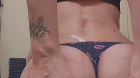 Petite Girl Sensual Striptease in Sweatpants