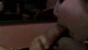 Cute and young Thai hooker sucks my big white cock with diligence