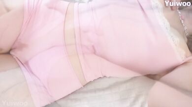 StepDaddy’s creamy surprise spoons the virgin blonde teen while StepMom’s away