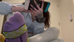 Feet In Your Face While Gaming