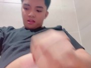 Jakol Sa Cr Ng Mall - Jerking and cum at Mall Restroom (PINOY JAKOL)