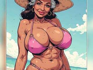 Gorgeous Beach Honeys Comic Art