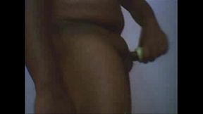 Boy Explaining how to use cucumber as fleshlight