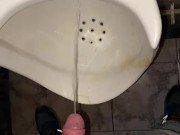 I piss in a urinal in a public office toilet, but I can piss on your face