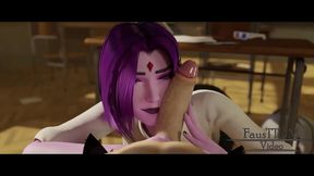 Raven's Naughty After-Class 3D Hentai Adventure With Rule34 Fun