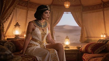 cleopatra fucked mercilessly in the desert- porn in spanish-audio in spanish-ai porn