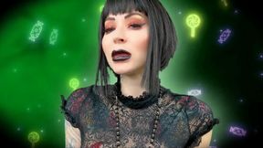 Sacred Sin : A Gothic Lover's Temptation - Black lips, face fetish, eye contact, POV