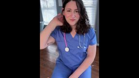 Trans Nurse Relaxes Your Pressure (Role Have fun)