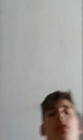 Webcam Twink Jock Strokes His Big Cock